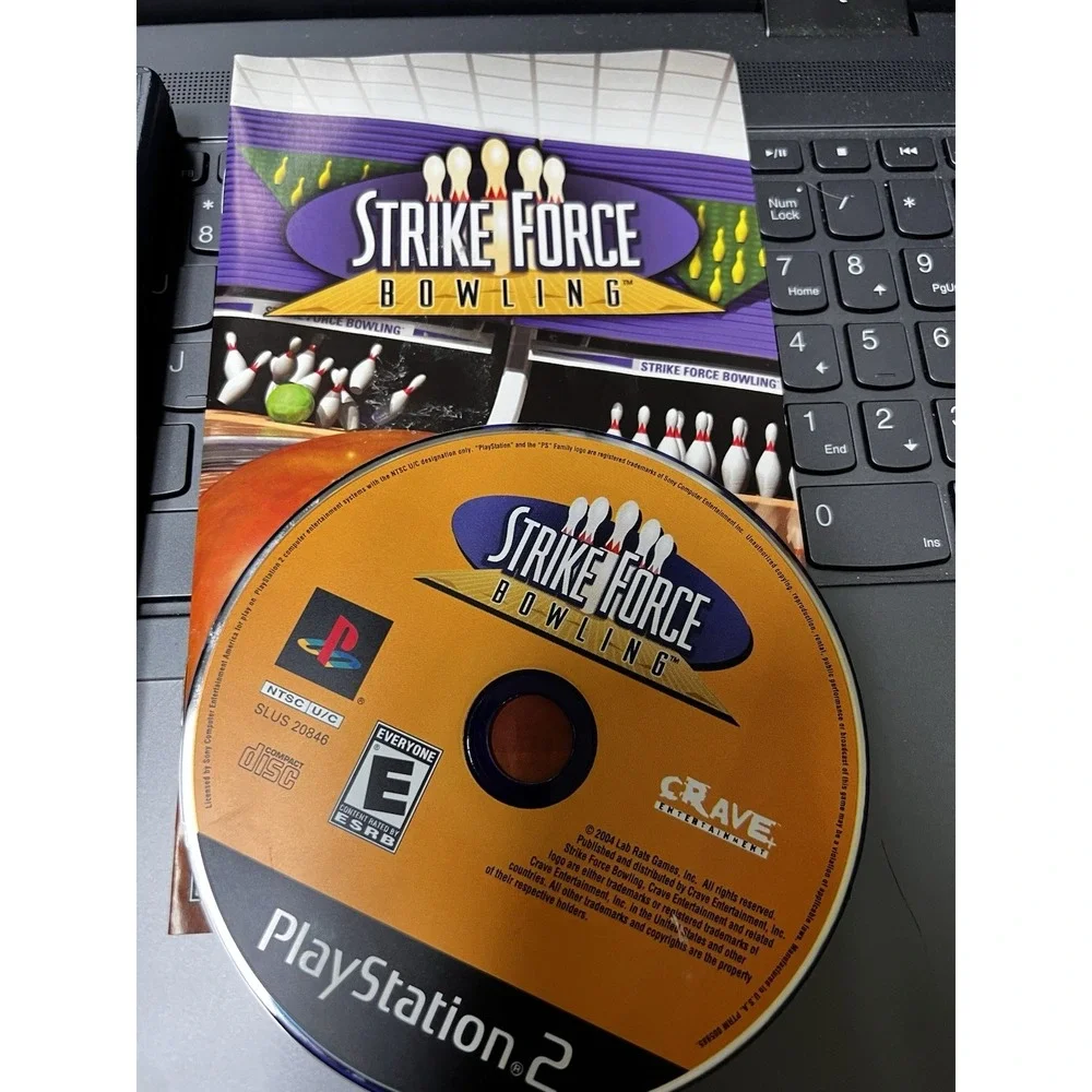 Strike‎ Force Bowling Sony PlayStation 2 PS2 SLUS 20846 CIB Crave Entertainment